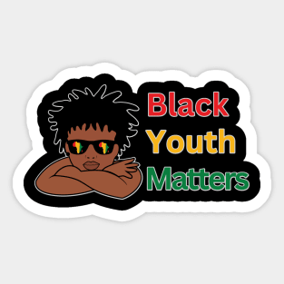 Black Youth Matters | Juneteenth | Stop The Violence Sticker